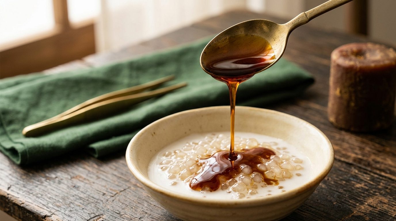 Gula Melaka palm-sugar dessert